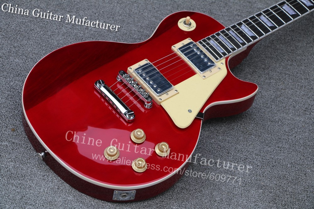 Custom Eric Clapton George Harrison "Lucy" '57 Reissue Cherry 2013 LP Electric Guitar Stainless Steel Frets Korean Pickups