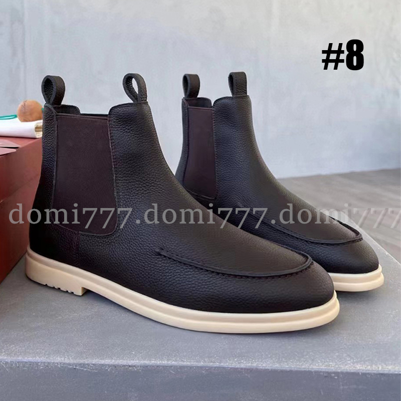 Bottines en cuir suédé pour hommes, de qualité supérieure, à la mode, tailles 39 à 46