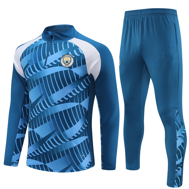 HAALAND Vêtements de course pour enfants adultes Football Veste Manchester Survêtement d'entraînement sportif, DE BRUYNE Sweat à capuche coupe-vent championcup Lengjiao2018 Mrhao0329