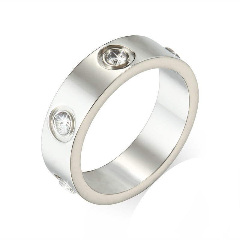 Bague à vis d'amour Bagues pour hommes Bijoux de créateurs de luxe classiques Femmes Alliage d'acier au titane Plaqué or 18 carats Argent Rose Ne se décolore jamais 244R