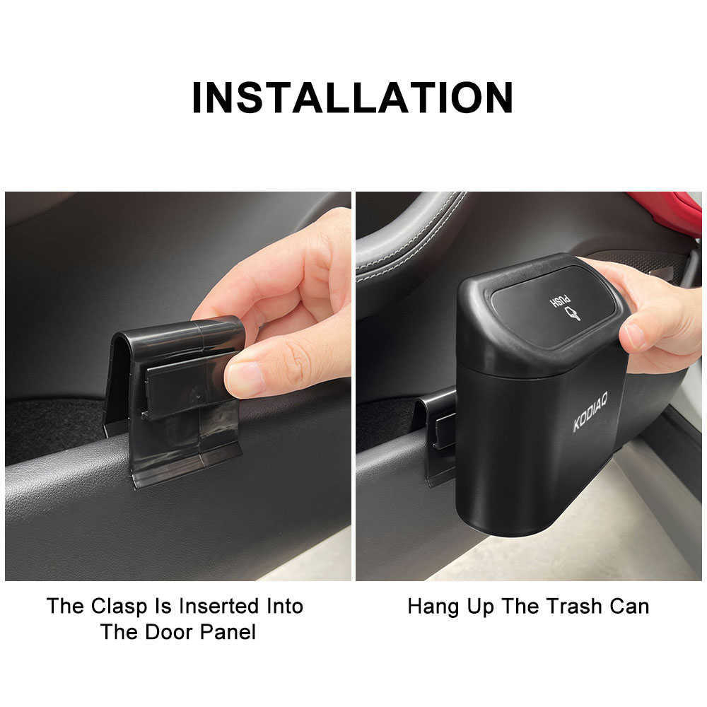 Auto Trash Can Storage Box Auto -accessoires voor Skoda Octavia Fabia Rapid Superb Kodiaq Scala Karoq Citigo Kamiq Roomster Enyaq