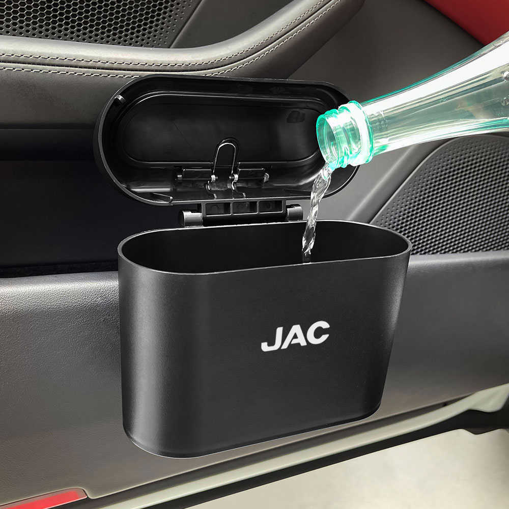 Car Trash Can Rubbish Bin For JAC Refine J3 J2 S5 A5 J5 J6 J4 Vapour S2 Garbage Organizer Storage Box Auto Interior Accessories