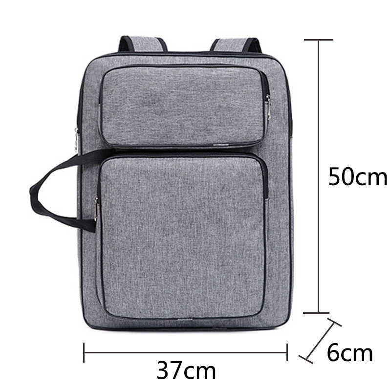 borsa portatile da tavolo da disegno 8K borsa a tracolla in tessuto Oxford astuccio portapenne organizzatore forniture artistiche pittura