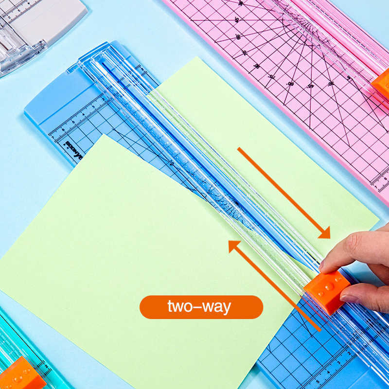 Office Tools A4 Creative Paper Cutter Art Knife Portable Multifunctional f￶r foto DIY-studenter