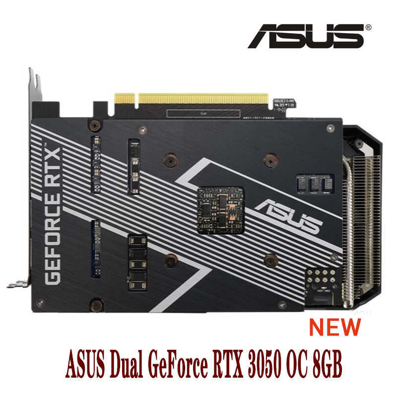 ASUS Dual RTX3050 O8G RTX 3050 Grafische kaartondersteuning AMD Intel Desktop CPU LHR NIEUW