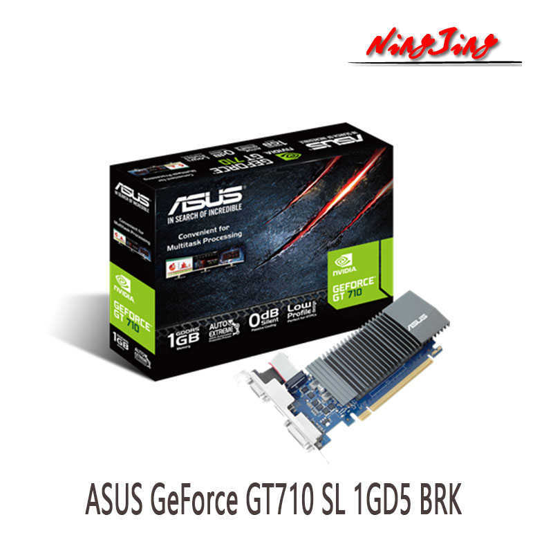 ASUS NY GEFORCE GT710 SL 1GD5 BRK 1G 710 28NM 1GB GDDR5 32 -bitars grafikkort GPU Grafikkort Desktop CPU Motherboard