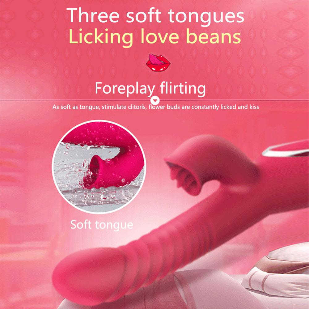 Articoli di bellezza 8 Modies vibratore di leccati clitoride donne masturbatori che riscaldano il clit di dildo stimolante sexyy accessori giocattoli prodotti adulti