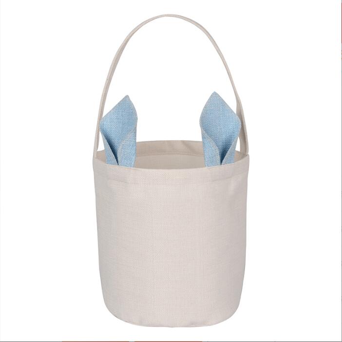 Ostern Korb Bunny Ohr Eimer Neue Zylinder Kaninchen Geschenk Tasche Solide Leinwand Lagerung Organizer Eier Kinder Süßigkeiten Taschen Totes Handtaschen BC241