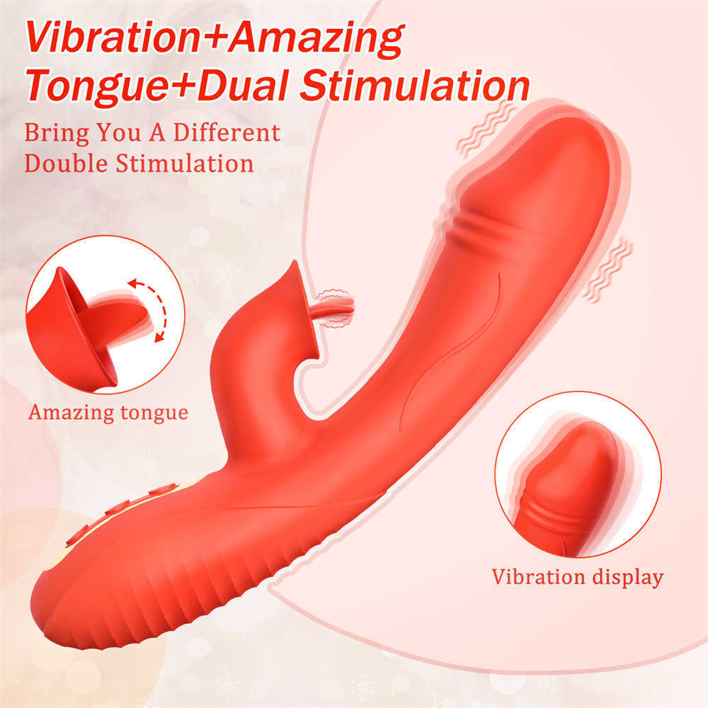 Beauty Items 2-in-1-Vibrator, weiblicher Zauberstab, Klitoris-Stimulator, USB-Aufladung, 12 Modi, G-Punkte, Erwachsene, Intimartikel, sexy Spielzeug für Frauen, 18