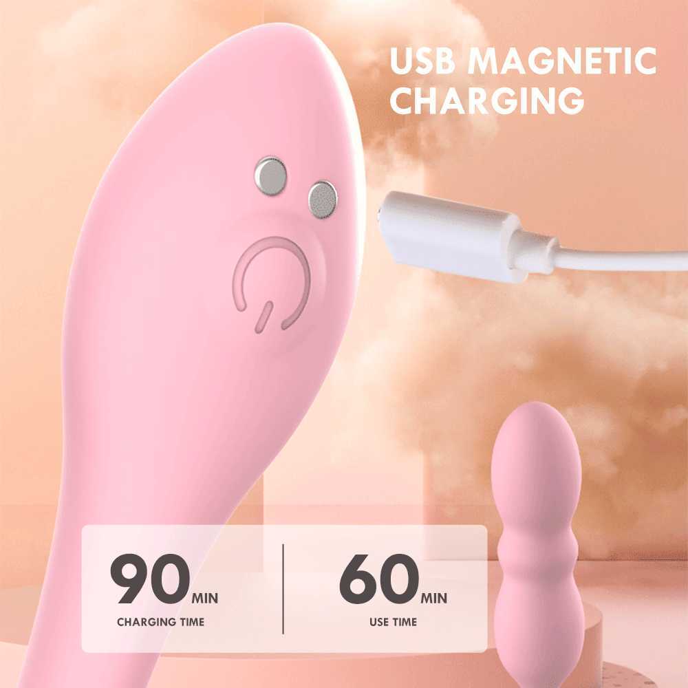 Beauty Items Remote Telescopic Vibrating Egg Female Masturbation Tool G-spot Vaginal Stimulator Clitoral Massager Pussy sexy Toys for Woman