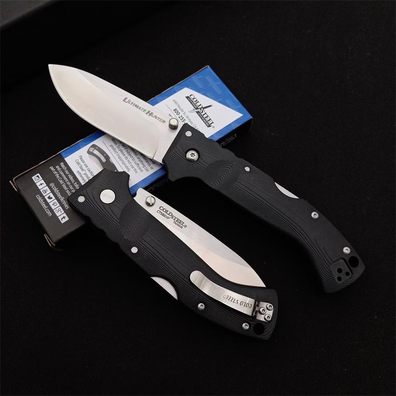 COLD STEEL 30ULH Folding Knife 9Cr18M0V steel Blade Griv-Ex Nylon Fiber Handle Tactical Survival Ultimate Hunter knives