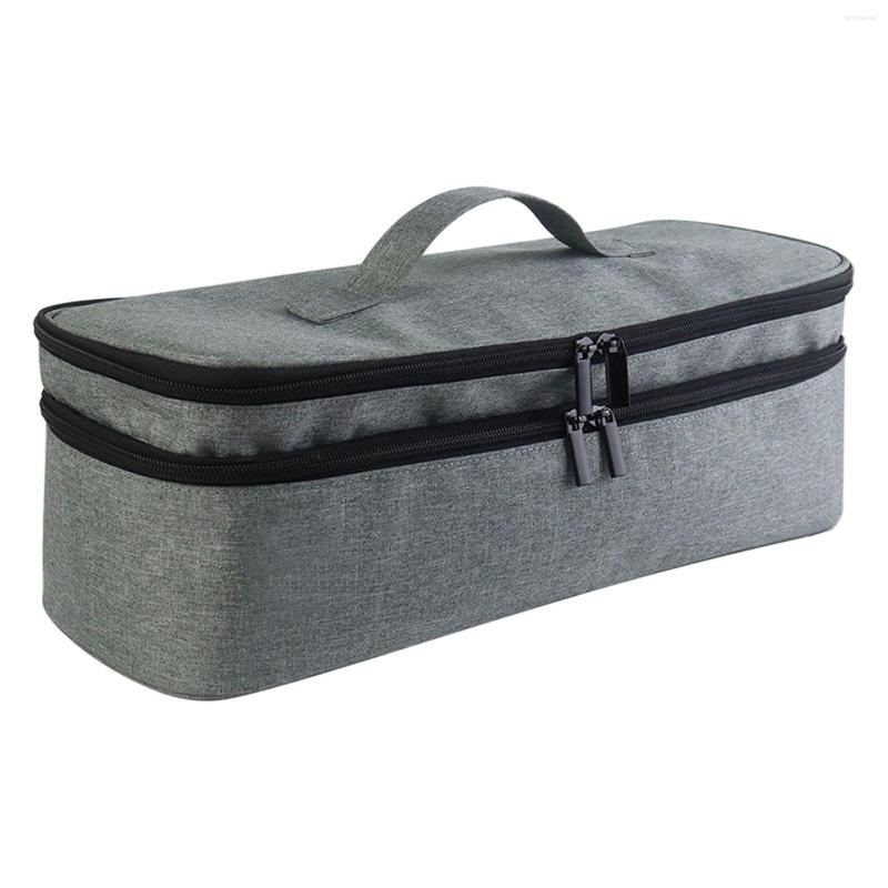 Sacs de rangement Sèche-cheveux portable Grand étui de maquillage Sac de protection anti-poussière pour voyage d'affaires Home237x