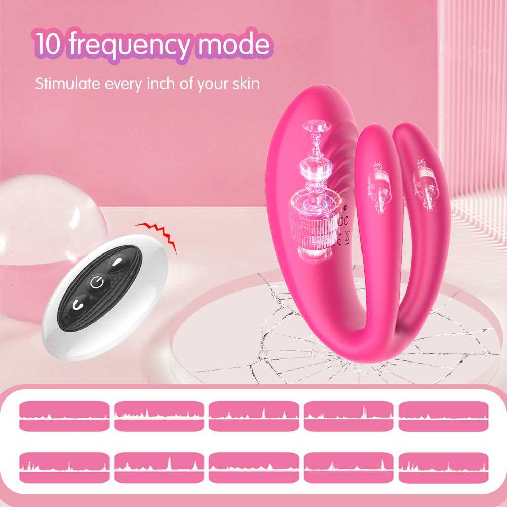 美容アイテムワイヤレスカップルバイブレーター女性膣クリトリス刺激装置マッサージャー10モード女性のためのセクシーなおもちゃを振動