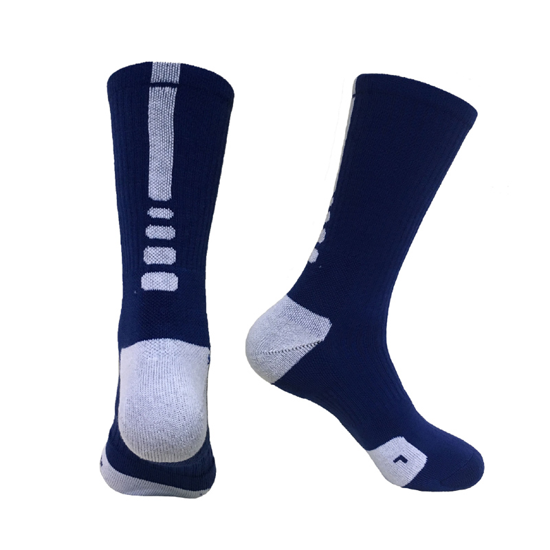 2 pièces est e USA professionnel Elite basket-ball chaussettes longues genou athlétique Sport chaussettes hommes mode