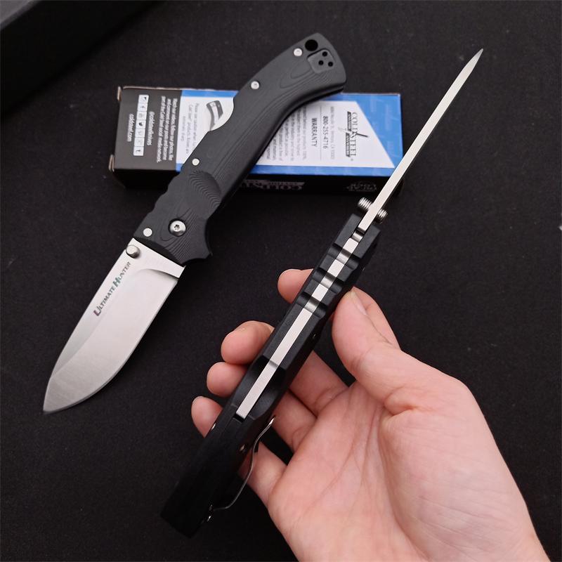 COLD STEEL 30ULH Folding Knife 9Cr18M0V steel Blade Griv-Ex Nylon Fiber Handle Tactical Survival Ultimate Hunter knives