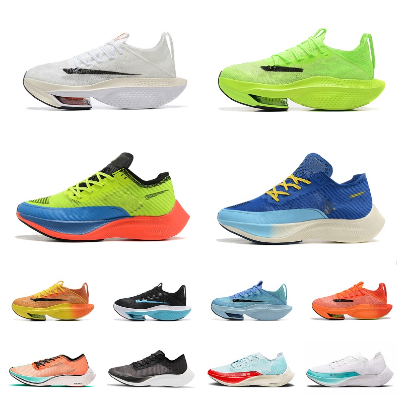 Air Zoom Tempo NEXT% Fly Knit Casual Shoes Sneaker Max Particle Grey Lime Blast South Beach Hyper Violet Pure Platinum Barely Sunset Men Women Trainers Sports Sneakers