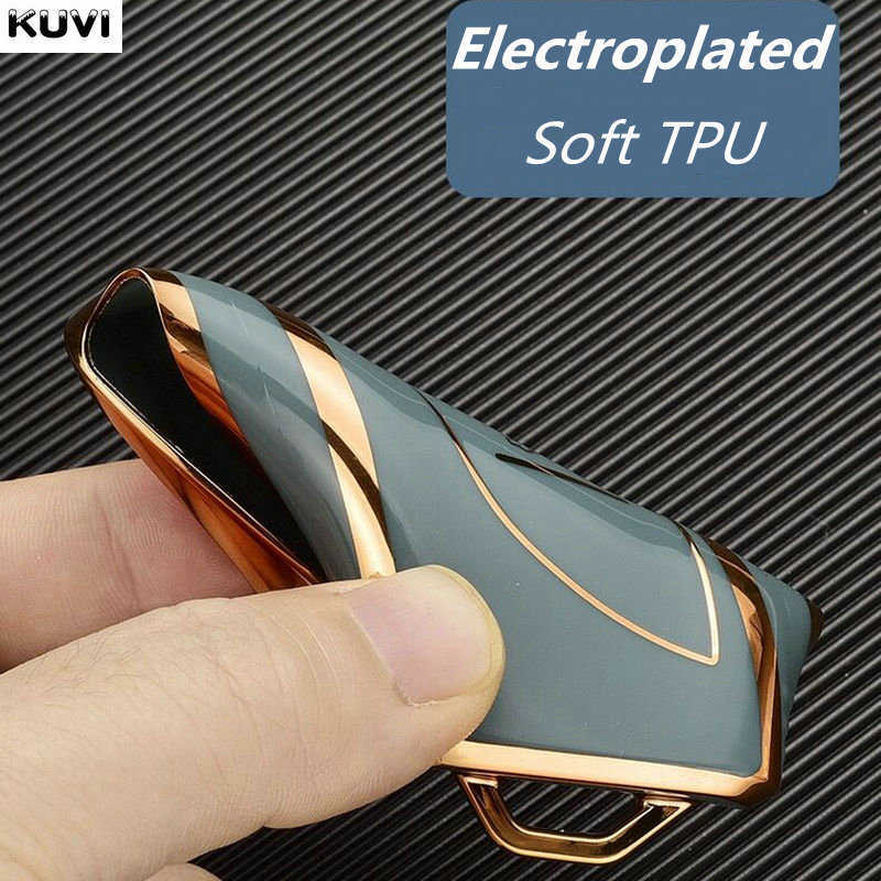 Placcatura TPU Car Remote Key Case Cover Shell Lexus NX GS RX IS ES GX LX RC 200 250 350 LS 450H 300H Accessori portachiavi