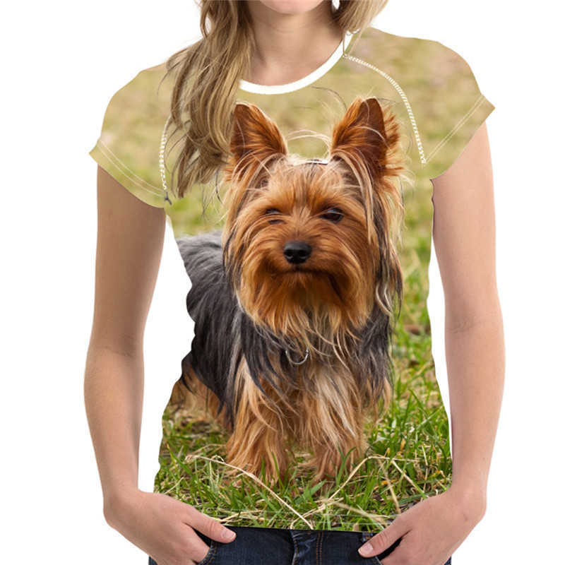 Herr t-shirts hund 3D-tryckning t-shirt män och kvinnors o-hals kortärmad överdimensionerad mode sommarklänning xxs-6xl polyester material T230103