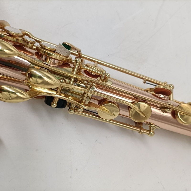 Double Key B ton STS-802 T￩nor professionnel saxophone phosphore bronze en bois pur rarement sculpt￩ ￠ la main sax jazz instrument