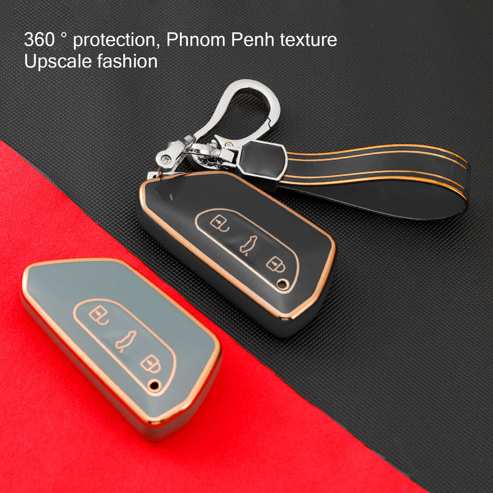 TPU Car Key Cover For VW Golf 8 TPU Shell Key Cover For Skoda Octavia A8 MK4 Mk8 2020 2021 Seat Leon Mk4 Cupra Formentor Car Key