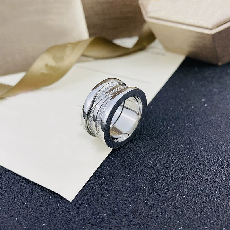 Кластерные кольца Болгарский S925 Серебряная керамика ювелирные изделия дизайнеры любви кольцо для женщин для женщин Заявление о подарках Кольцо 280l