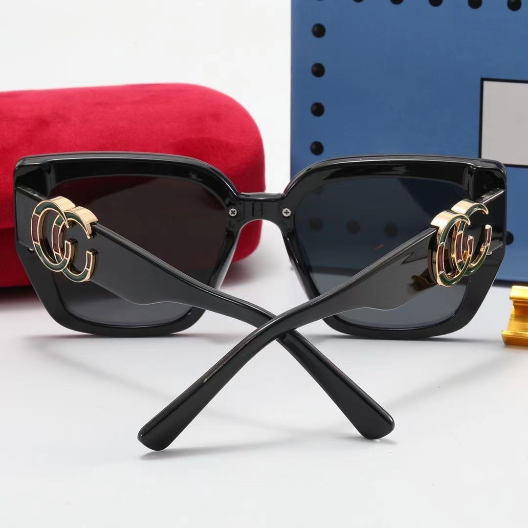 designer sunglasses for women man luxury glasses personality popular men women Goggle women eyeglasses frame Vintage Metal Sun Glasses with box