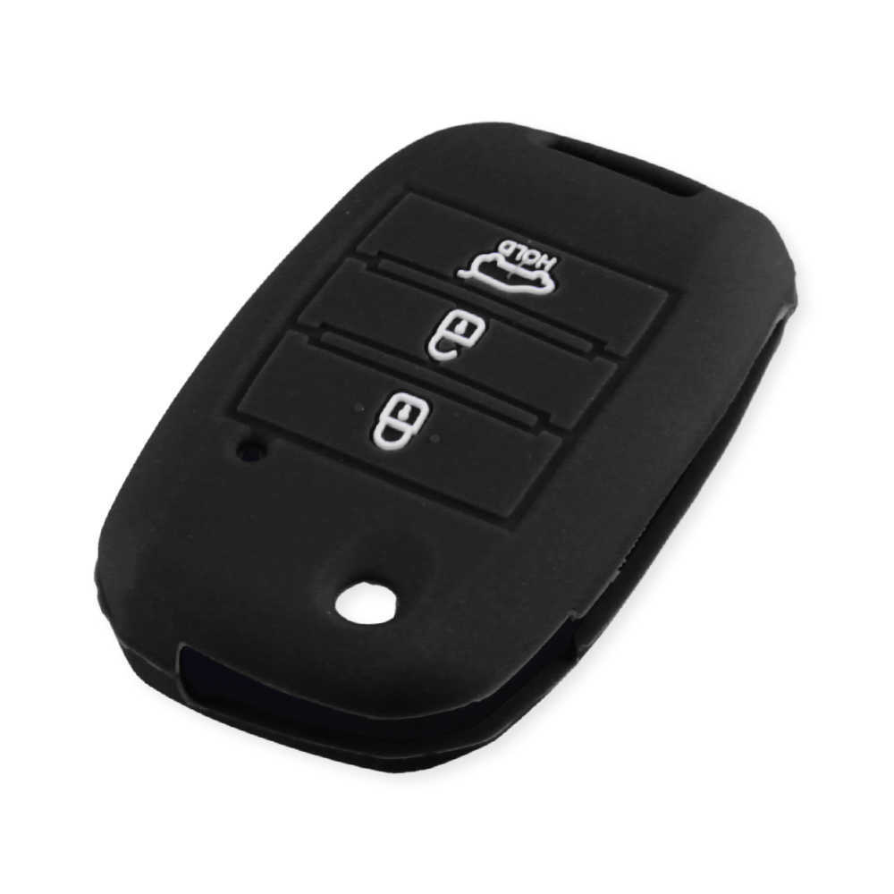 KEYYOU di Vibrazione Del Silicone Pieghevole Copertura di Chiave Dell'automobile KIA Sid Rio Soul Sportage Ceed Sorento Cerato K2 K3 K4 K5 caso di Protezione A Distanza