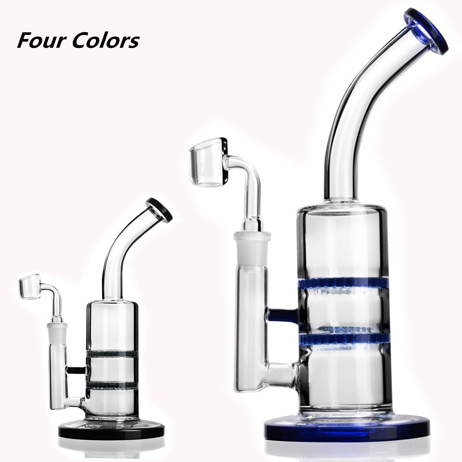 Pink Bong Heady Dab Rigs Chicha Bubbler Glass Vatten Rör Bubbler Smoke Water Bongs Percolator Wax med 14mm Bowl1464065