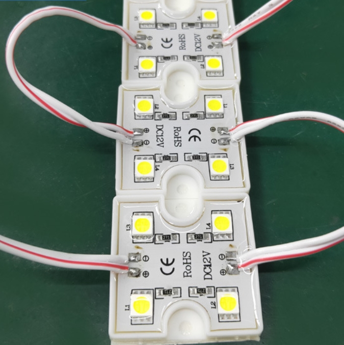 5054 LEDモジュール4 LED 1W IP65防水モジュールライトアウトドアサイン照明温かいクールホワイトCE ROHS DC 12V268S