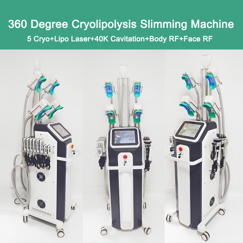 40K Cavitation Slimming Corps Machine Cryolipolyse Fat Freeze Freeze Lipo Laser anti-cellulite Drainage lymphatique