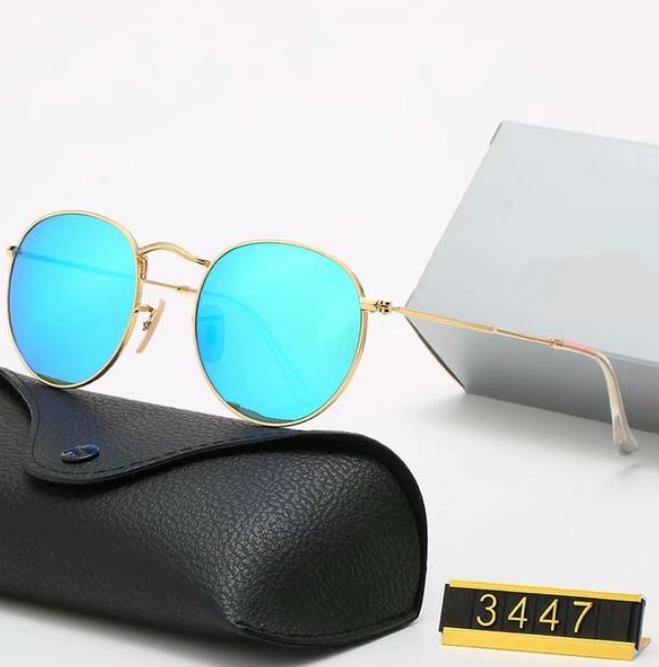 Поляризованные солнцезащитные очки Ray женский дизайнерский бренд в металлической оправе Polaroid 52 мм, линзы из закаленного стекла, винтажные очки Ray 3447, солнцезащитные очки UV400