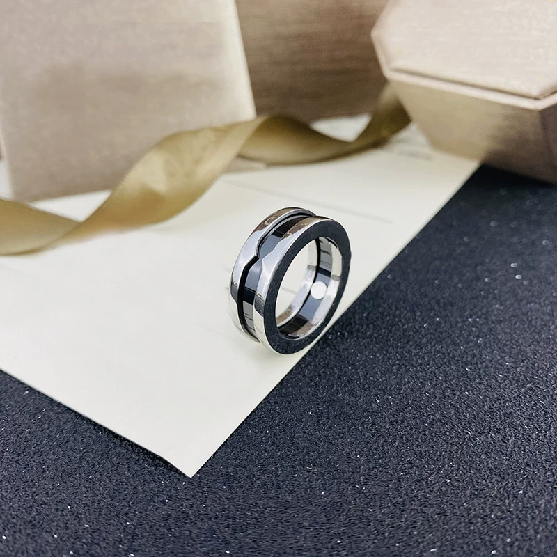 Кластерные кольца Болгарский S925 Серебряная керамика ювелирные изделия дизайнеры любви кольцо для женщин для женщин Заявление о подарках Кольцо 280l