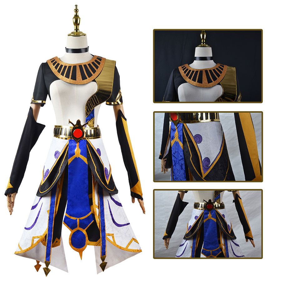 Anime kostuums genhin impact cyno cosplay kostuum outfits Halloween carnaval uniformen pruik