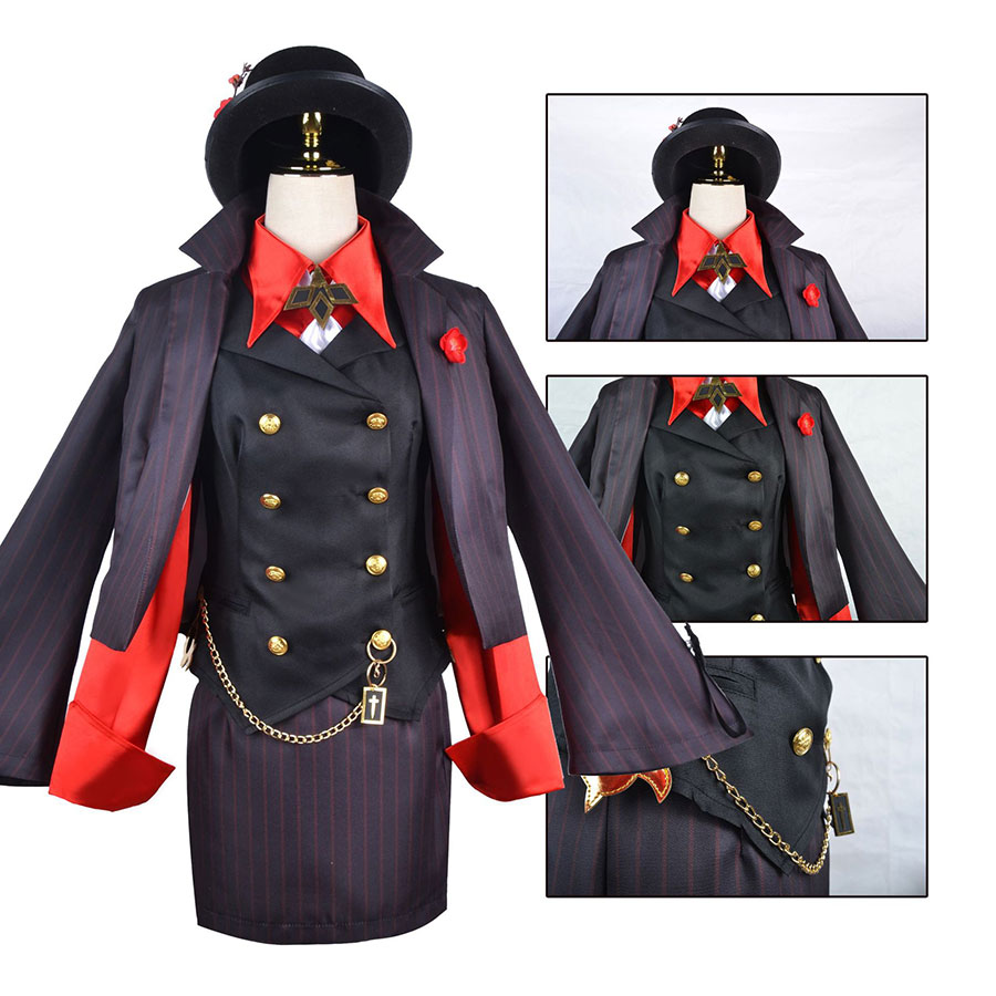 Anime kostuums genhin impact hutao cosplay kostuum outfits Halloween carnaval uniformen pruik