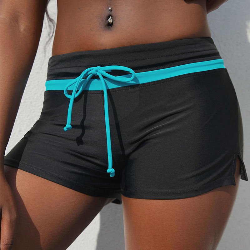Mulheres shorts shorts tankini boors de nata￧￣o plus size tamanhos de placa de praia de vest￭gio de trombas de praia para meninas para meninas