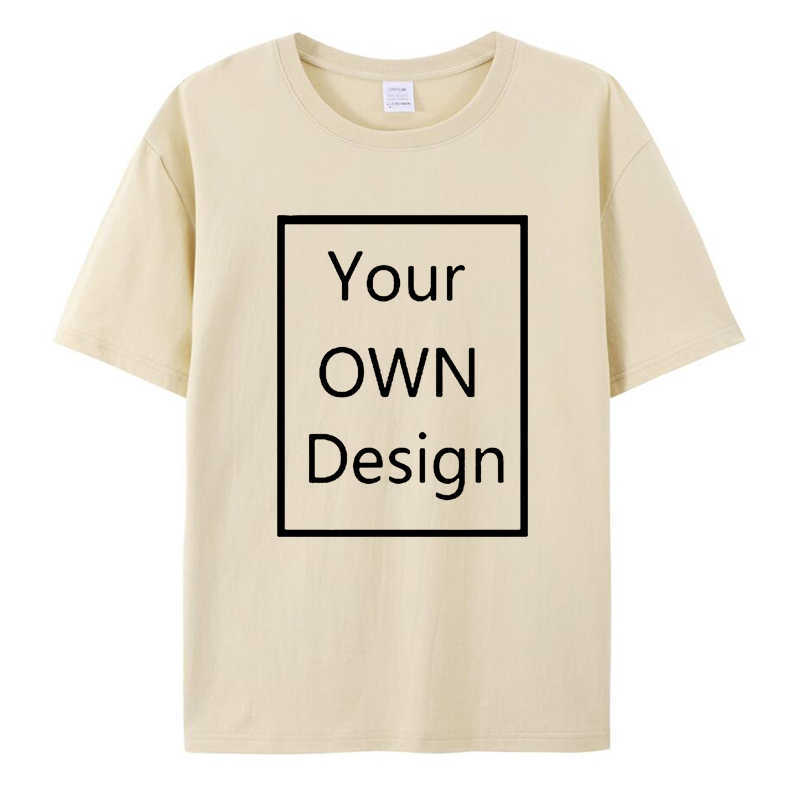 Men's T-Shirts EU Size Cotton Custom T Shirt Make Your OWN Design Text Men Print Design Gifts Customized Tshirt Harajuku Tops Tee T230103