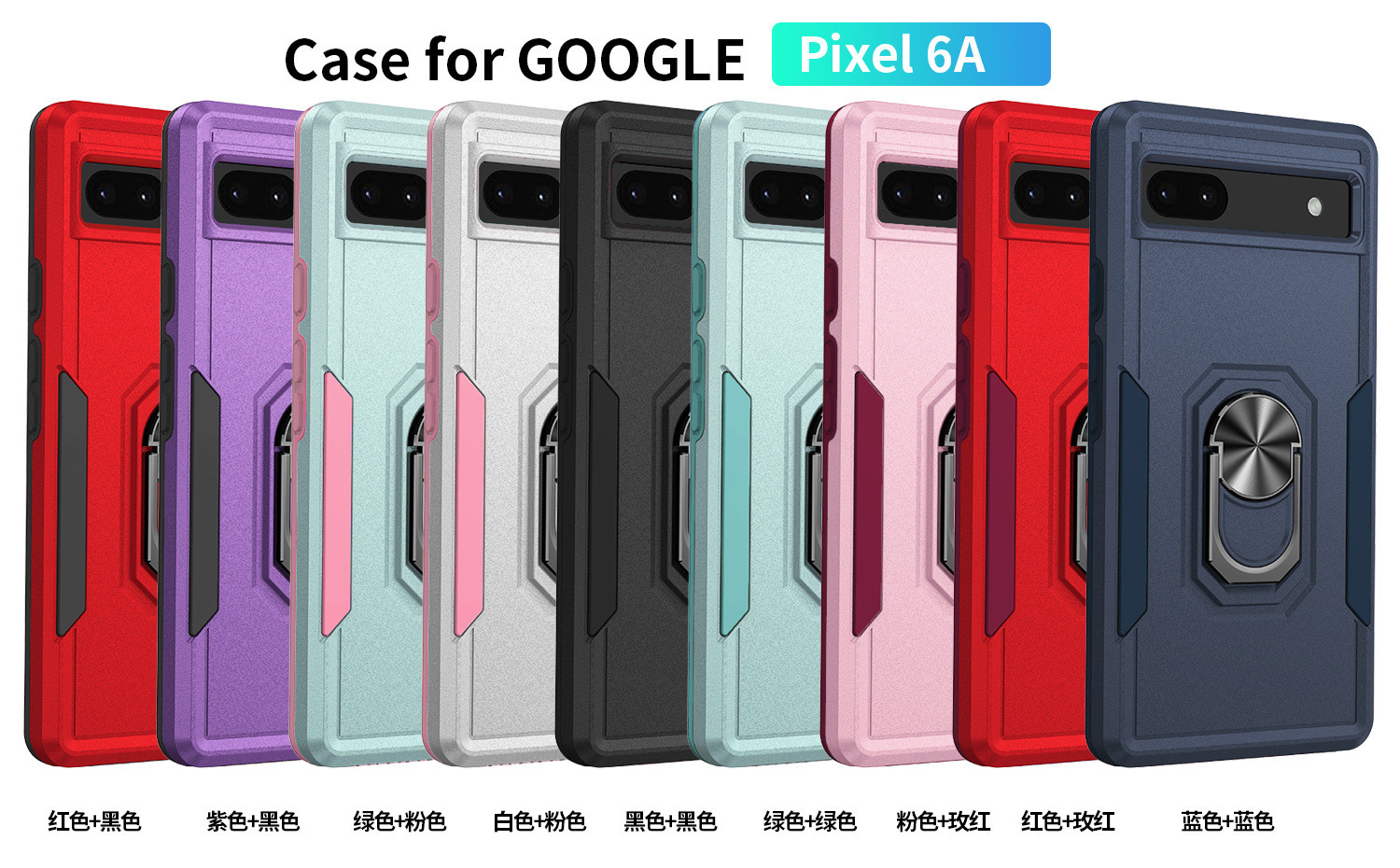 Casos à prova de choque para iPhone 14 Pro Max 13 14 Plus 12Pro Case PC com tampa do suporte do stent anel para A22 S10 S22 S21Plus Ultra Z Fold4 Flip4 Google Pixel 6 6Pro 7 7Pro 6a