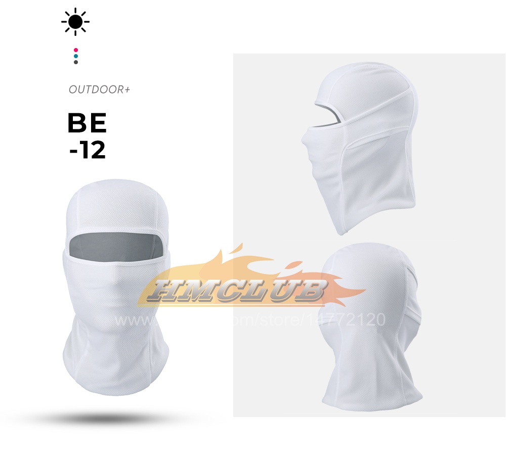 Mzz02 Motorcycle BALACLAVA MOTO Maska pełna twarz Mask Witobroof Head Maski Taktyczne motocross rowerowe motocyklowy kaptur czapka men hełm lato lato