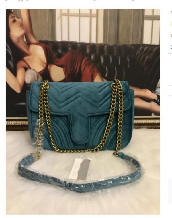 Kadın Çantalar Klasik Zincir Tek Omuz Messenger Çanta Velvet Kumaş Moda Alışveriş Çantaları Çanta Hobo Çanta Lüks Tasarımcı Çantalar Flep Cüzdan Tote