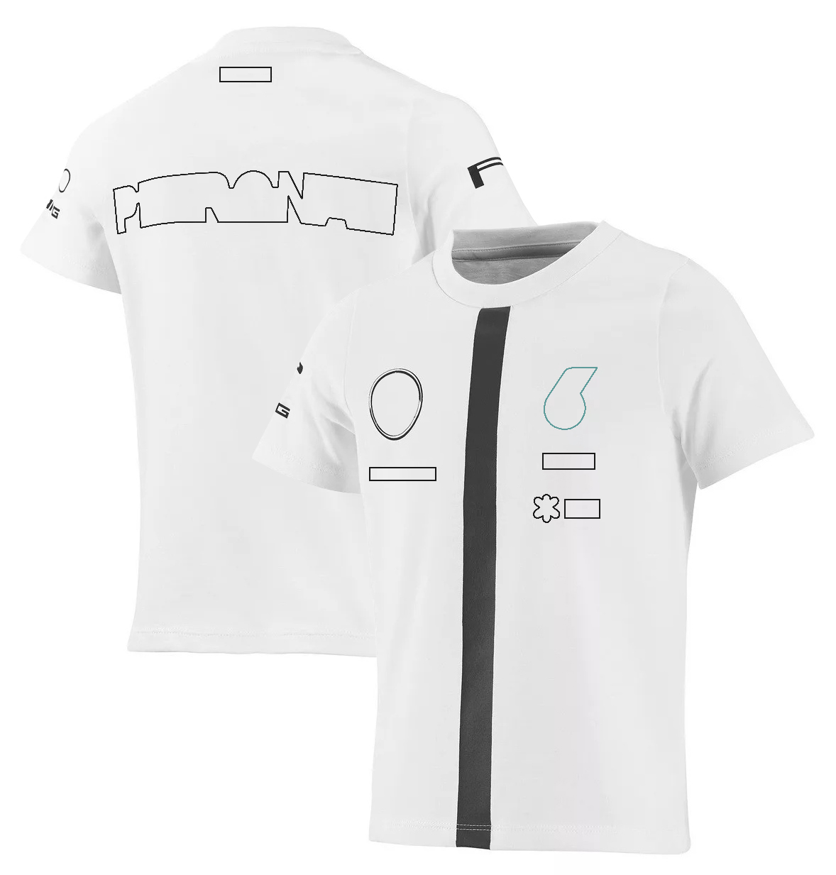 T-shirt F1 officiel de pilote de formule 1, maillot à manches courtes, respirant, pour hommes, été, noir, séchage rapide, 2023