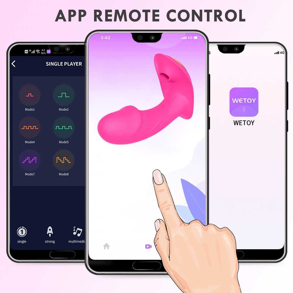 Articles de beauté APP Télécommande Wiggling Wearable Panty Vibrator Pour G Spot Stimulation Clitoridienne Gode Anal Vaginal Vibrant Adult sexy Toys