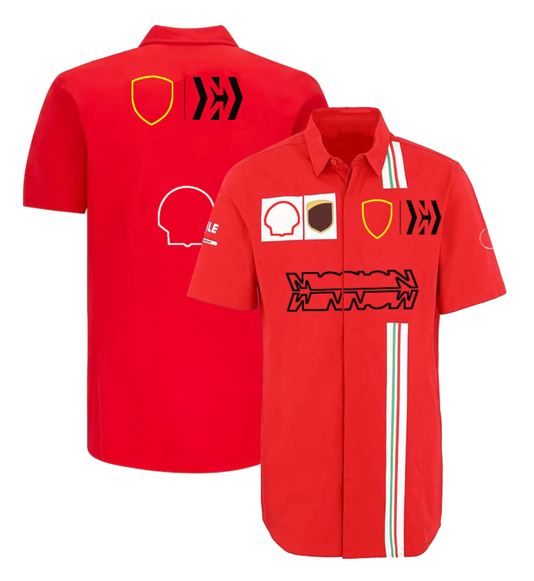 Team Polo Shirts T-shirt 1 Racing Car Fans T-shirt Summer Casual Driver Quick Dry Short Sleeve Jersey6546125