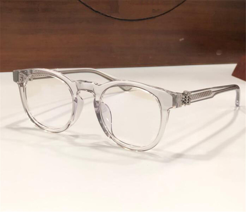 Yeni Moda Tasarımı Yuvarlak Çerçeve Optik Gözlük 8087 Klasik Basit ve Cömert Stil Kutu ile Çok Yönlü Şekil Reçeteli lens