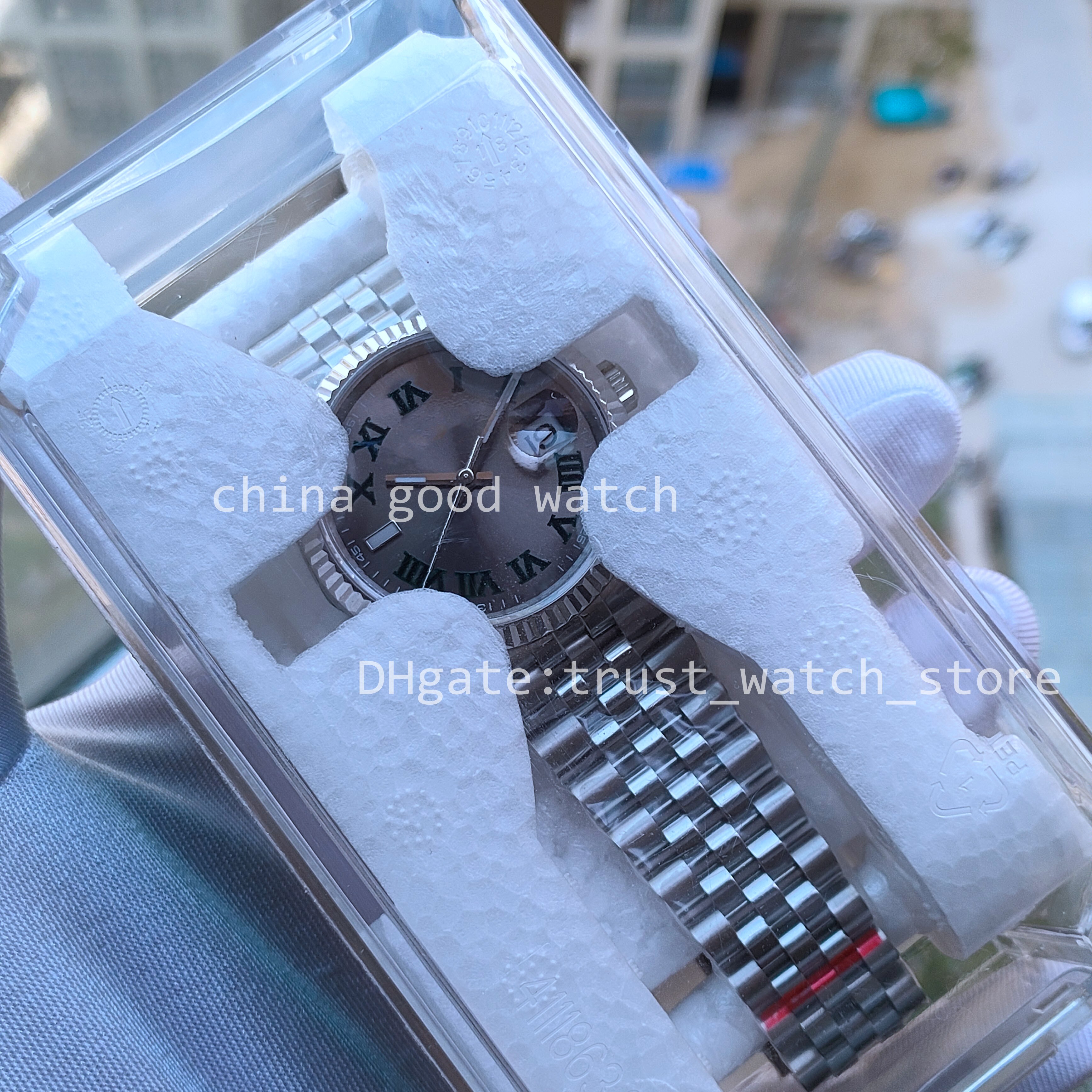 Super Factory Watch Pos Boîtier en acier inoxydable pour hommes Mouvement automatique BP 36MM Montres unisexes Bpf Jubilee Strap Cartes de poignet S294o