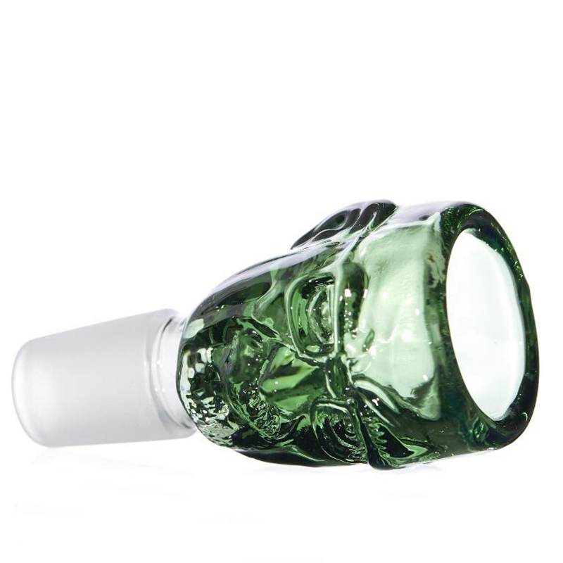 Coloré Fumer Gens Tête Style Verre Épais 14 MM 18 MM Mâle Joint Remplacement Bols Herbe Tabac Filtre À Huile WaterPipe Bong Narguilé DownStem Holder DHL