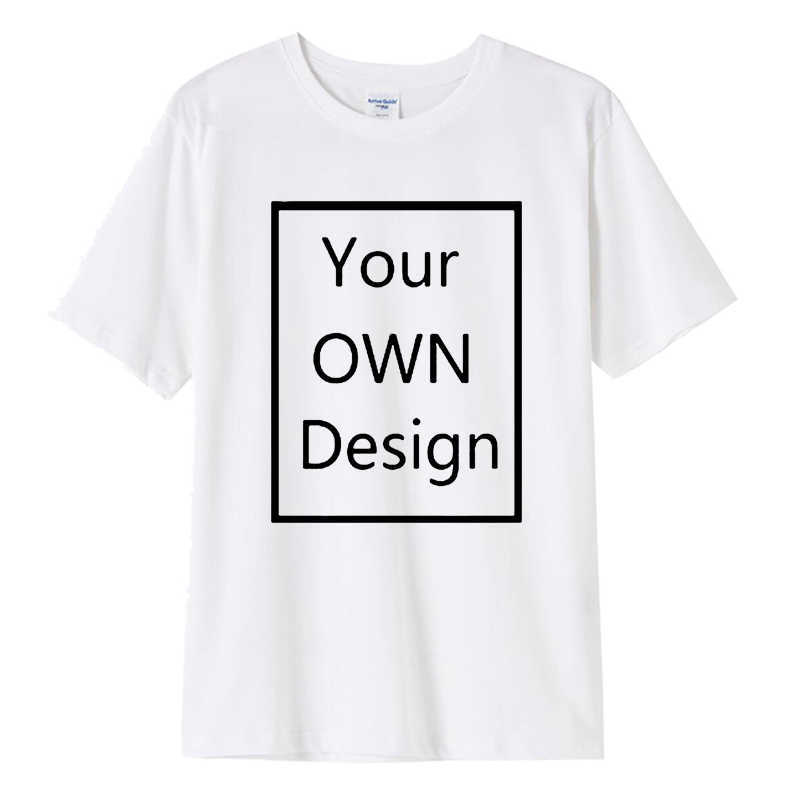 Men's T-Shirts EU Size Cotton Custom T Shirt Make Your OWN Design Text Men Print Design Gifts Customized Tshirt Harajuku Tops Tee T230103