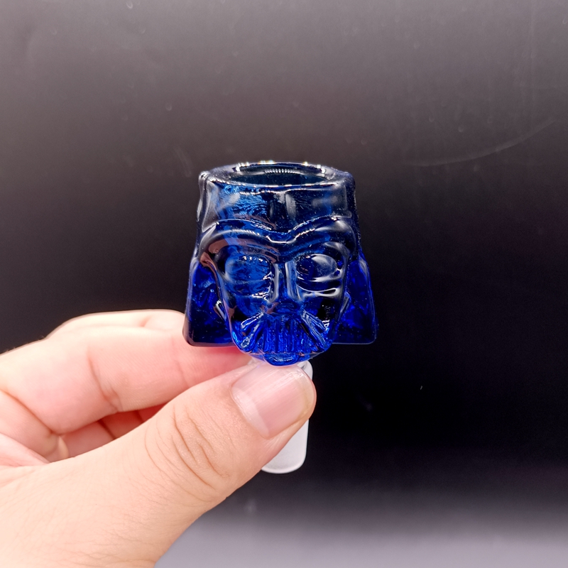 Blue Toned Glass Bowl for Water Bong Pipes Bubbler Male 14mm 28mm Smoking Accessories