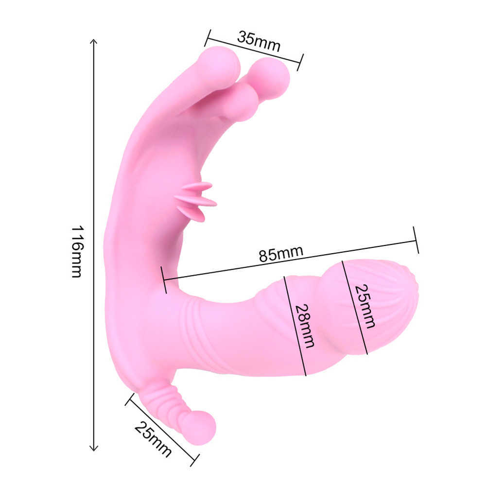 Vibratori Mutandine indossabili Riscaldamento intelligente Dildo Vibratore 7 Modalità Vibrazione Stimolatore clitorideo Giocattoli erotici donne 1115