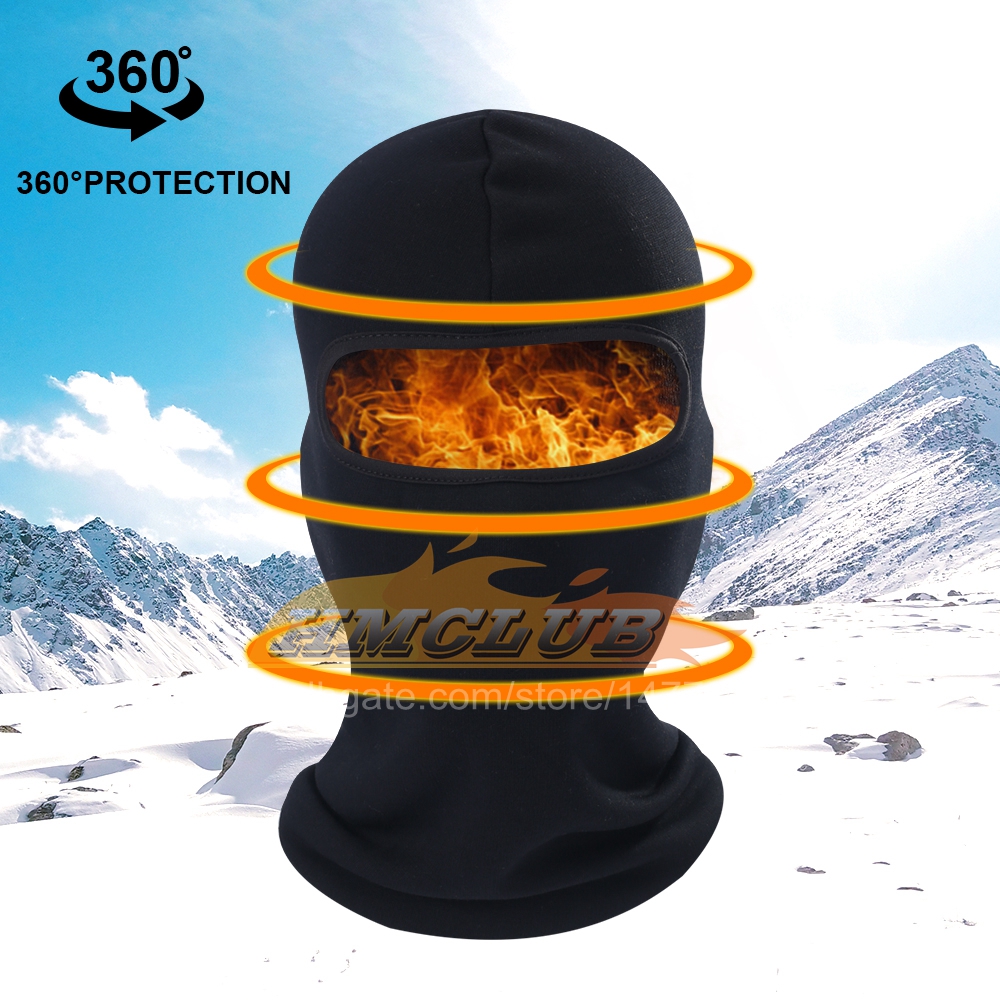 MZZ63 Kış Polar Motosiklet Balaclava Moto Full Yüz Maskesi Kapak Sıcak Rüzgar Dışı Motokros Motosros Motorbike Hood Cap Kayak Bisikletçisi Erkek Kask