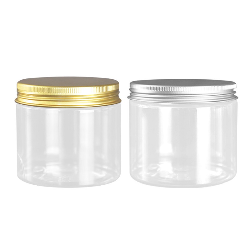 150 ml diameter 68 mm lege verpakking plastic fles Clear Crème Jar Goud Zilver Zwart Clear Wit Cover draagbare navulbare verpakkingscontainer Cosmetica